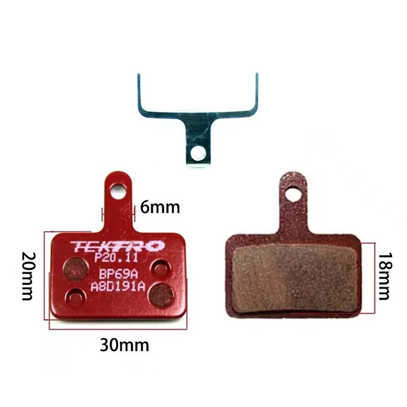 Tektro P20.11 Mtb Fiets Schijfrem Pad Metalen Keramische Pad Voor Shimano M7100 M8100 M9100 M987 M985 M785 M675 M615 m447 M395 M375