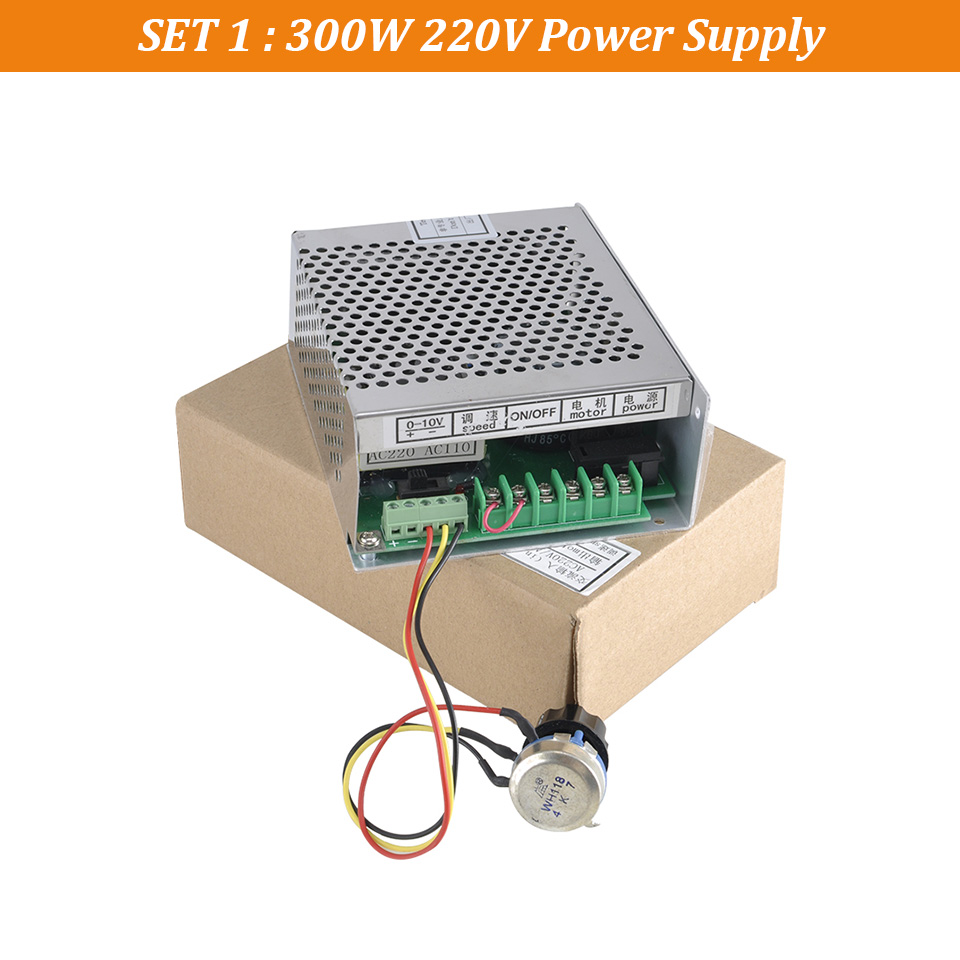 Daedalus 300W Spindle Motor Power Supply 22V 110V Mach3 Power Adjust Governor With Speed Controll for 300W Spindle CNC Tool: 300W 220V