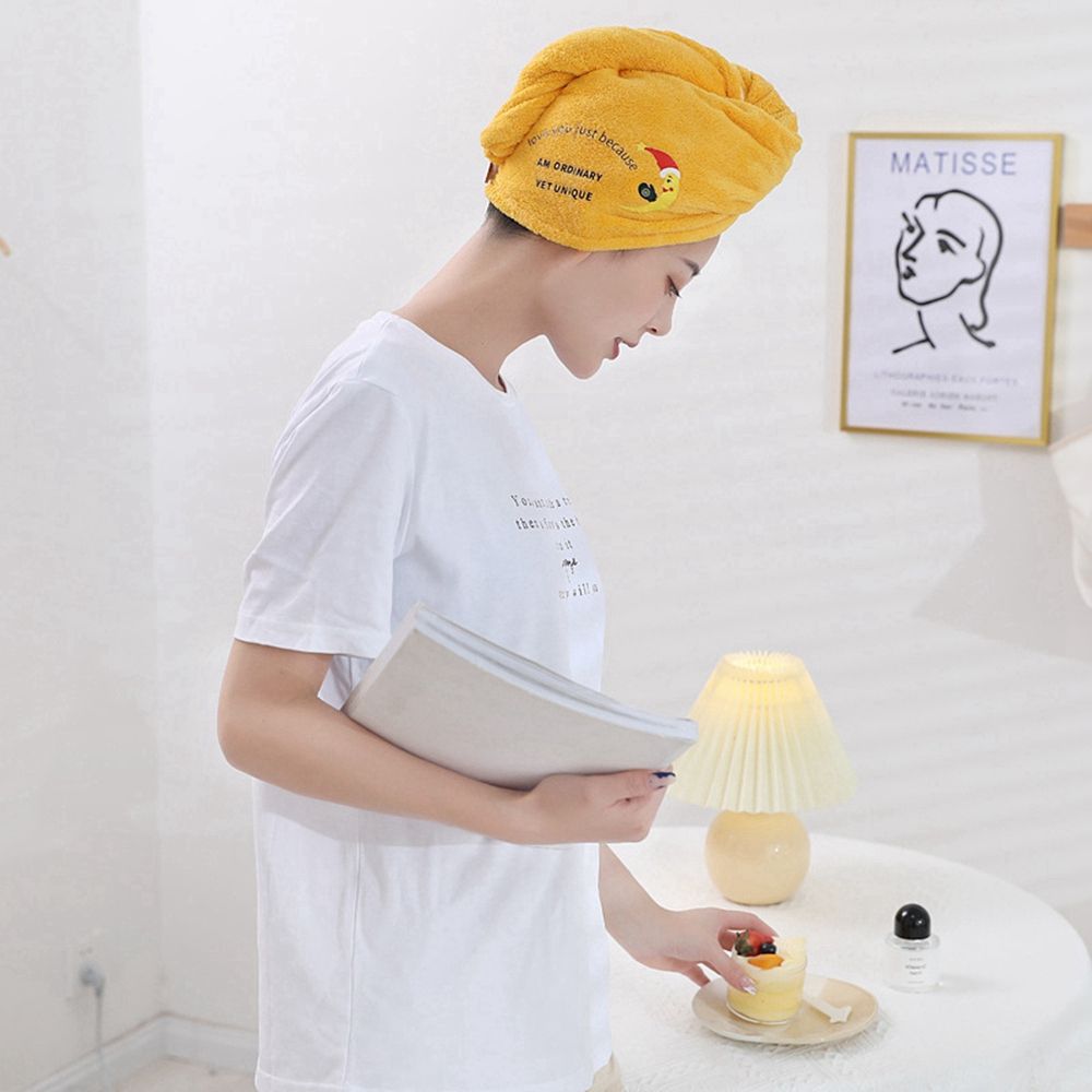 Toalla suave de microfibra para mujer y adultos, para el cabello Toalla de baño, toalla de rizo para el hogar, turbante para secar el cabello, 1 unidad
