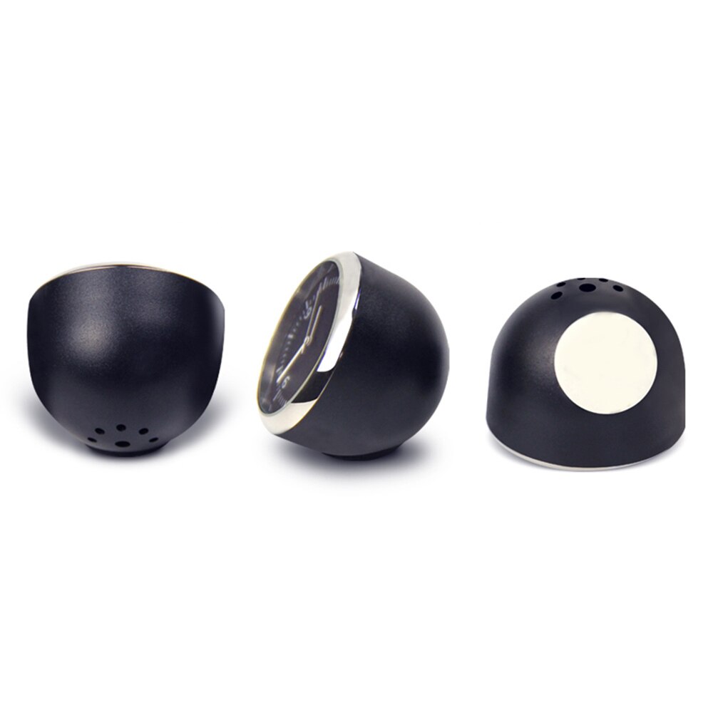 Auto Car Electronic Clock Automotive Mini Car Digital Thermometer Alloy Electronic Digital Quartz Dashboard Decorative