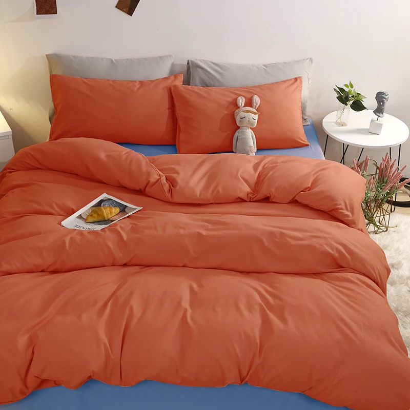 Senfgelbe Bettdecken-setzt, König-Größe-Bettwäsche, Bettdecken-setzt, Baumwoll-Steppdecken, König-Größe-Moderne Decken, weiche, langlebige Luxus-Bettwäsche