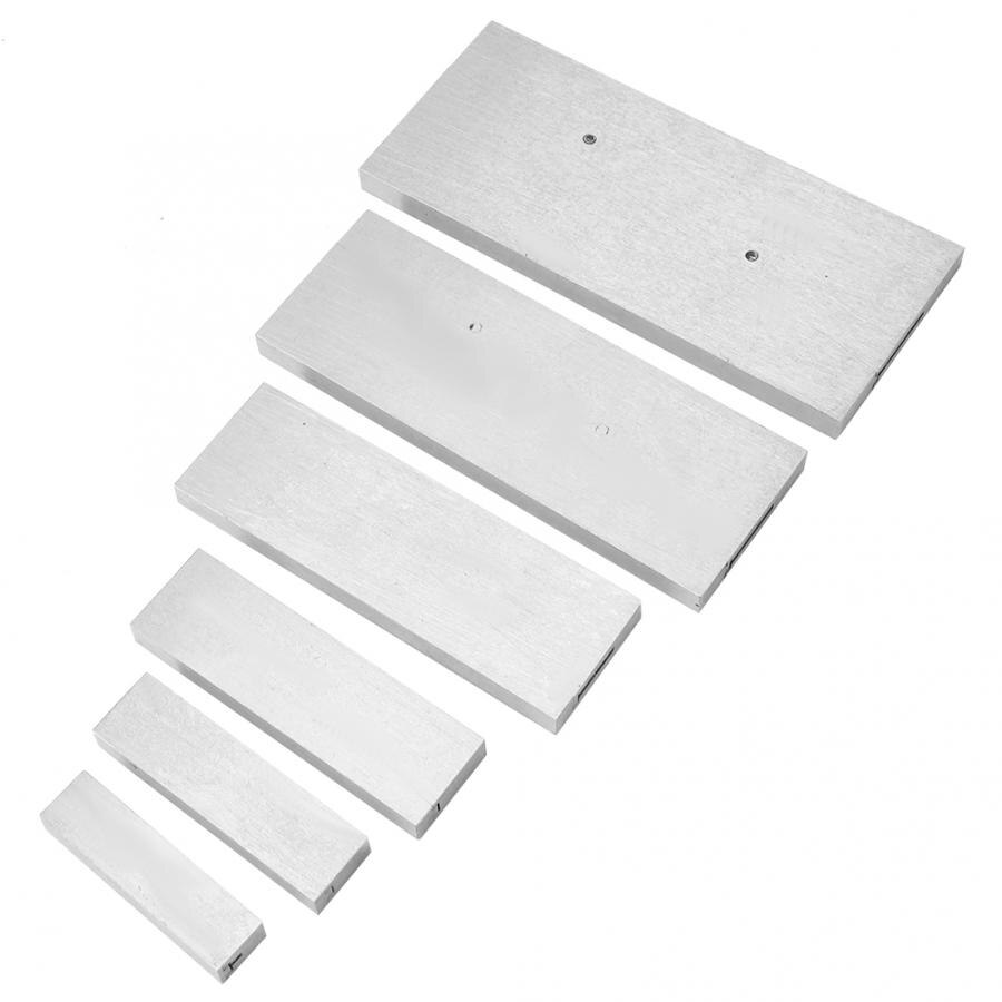 6 Pcs Steel Adjustable Parallel Block Set 3/8~2-1/4in Adjustment Range for Accurate Measurement Parallel Block