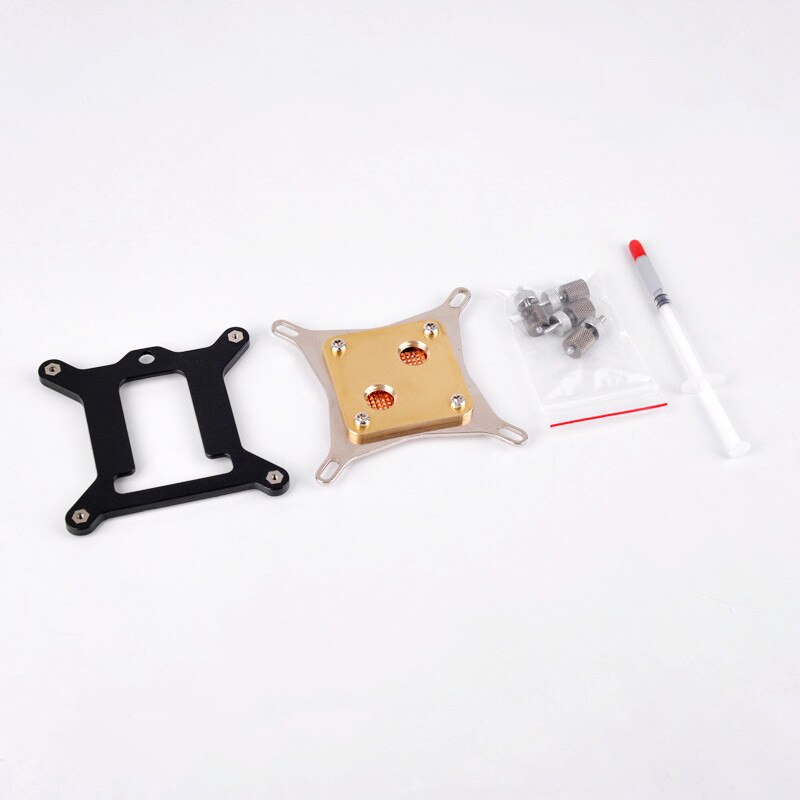 Fancier Copper CPU Cooler Water Cooling Water Block for Intel LGA 1155 Computer Components Fans Cooling