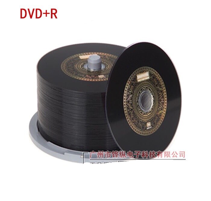 50 Discs 100% Authentieke Blank 4.7 GB 16X DVD + R Goud Zwart Discs