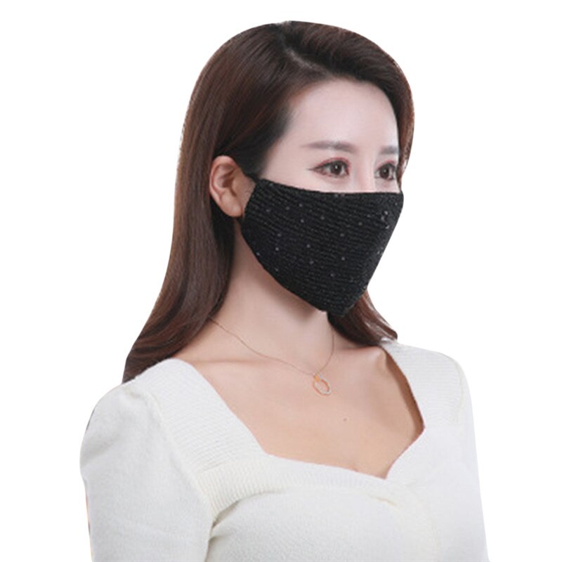Cubiertas faciales de lentejuelas Unisex, cubierta lavable reutilizable, transpirable, a prueba de polvo, suministros de protección al aire libre: Style4