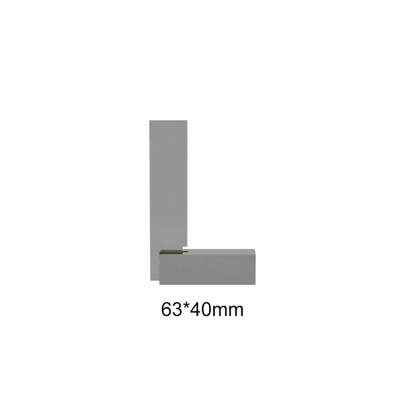 Hoek Heerser Gauge 90 Graden 1 Niveau Breed Base Hoek Heerser 90 Graden Vierkante Tool Rvs Meting Tool: 60 X 40mm