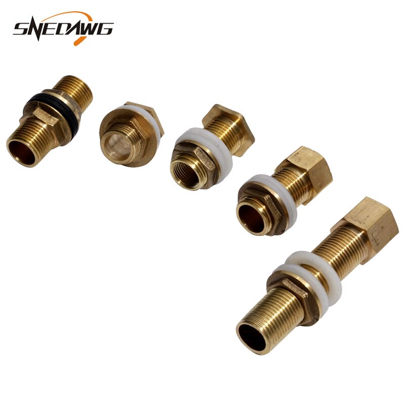 20mm Water Tank Pipe Fitting 1/2'' Fish Tank Pipe Fitting Water Connector Female Male Thread Pipe Joint