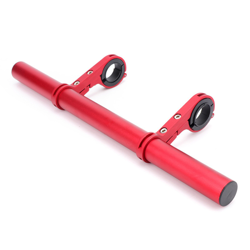 Support De Guidon Vélo Pour Lumière - 32 Mm - Pince - Noir/rouge - Universel
