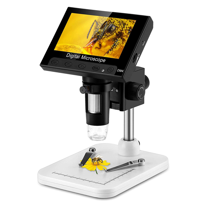 Mini Aluminum Alloy Stand USB Microscope Stand Holder Bracket Mini Foothold Table Frame for Microscope Repair Soldering