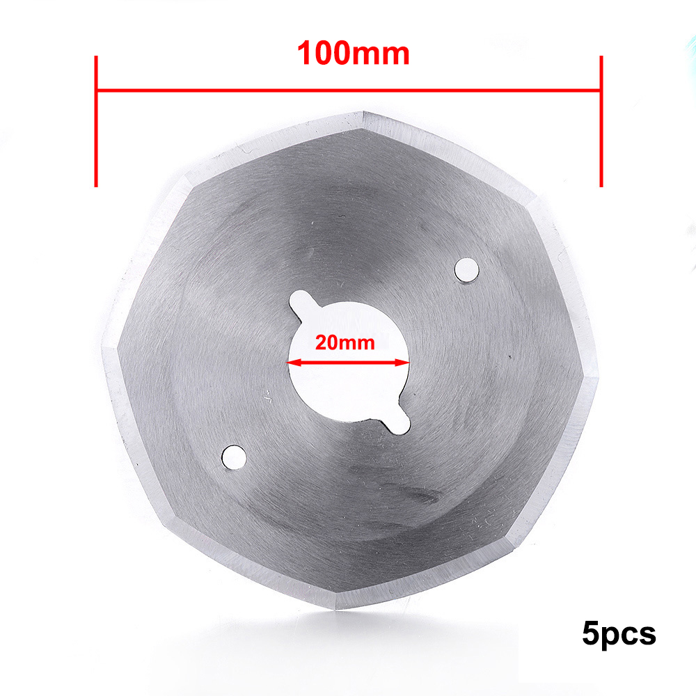 5PCS Gelegeerd Staal YJ-65/70/90/100 Roterende Ronde Blade Elektrische Doek Snijmachine Doek Stof mes Cutter DIY Handgereedschap