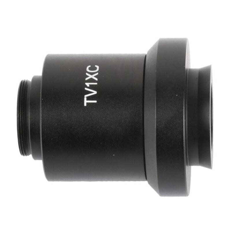 1X C-Mount Trinocular Microscope Camera Adapter 34mm Microscope Mounting Interface 25.4mm Microscope Camera Interface