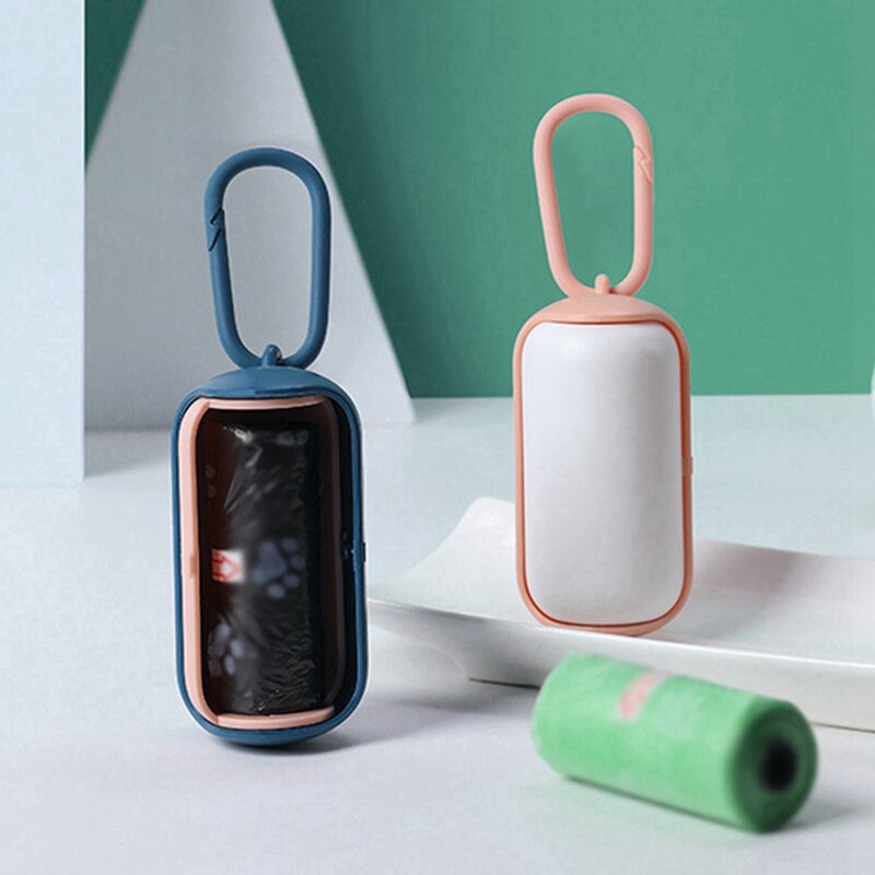 Pet Waste Bag Dispenser For Dog Bags Plastic Pet Small Dog Outdoor Environmental Safety Waste HolderW