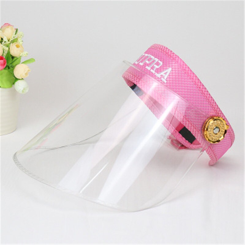 Cooking Cleaning Protective Face Shield Clear Visor Flip Up Transparent Mask Anti Elastic Band Full Face Cover: G280365A