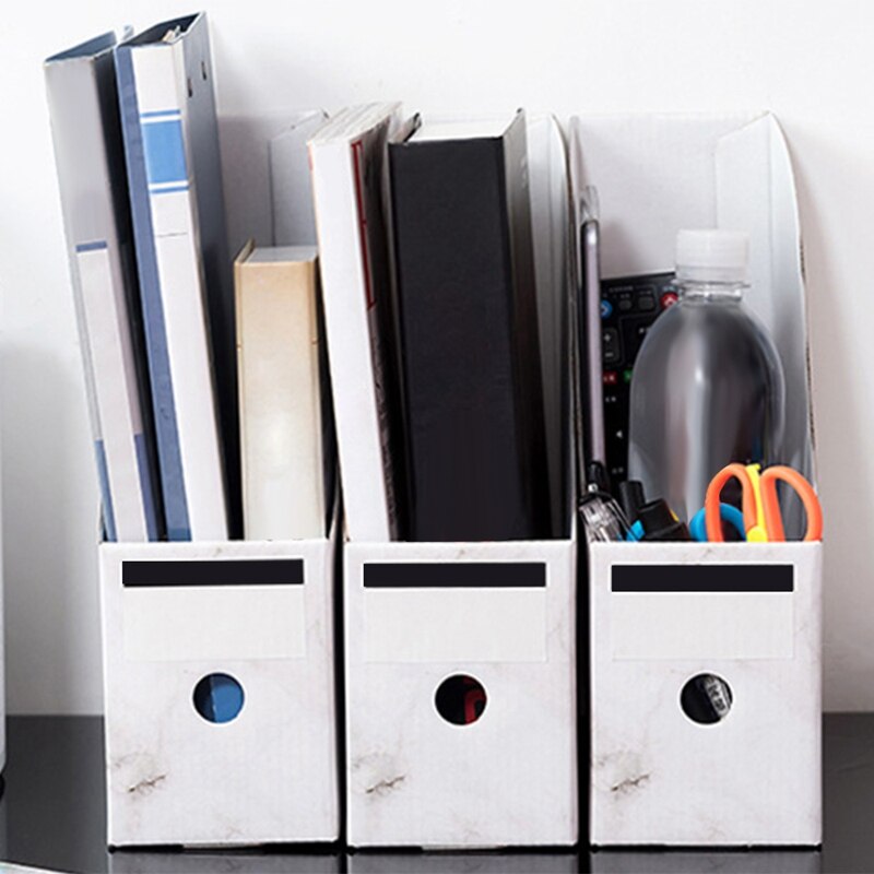 Document Rack File Holder Storage Box Magazine School Pencil Foldable Paperwork Desk Organiser Kraft Paper Simple