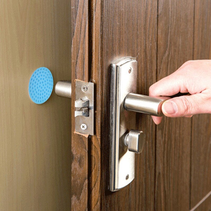 Protection Wall Safety Shock Absorbers Security Card Rubber Door Stoppers Wall Protectors Door Handle Bumpers