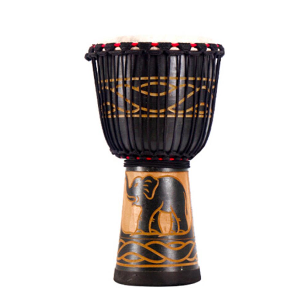 8 Inch Mooie Afrikaanse Djembe Trommel Kleurrijke Doek Art Vat Skin Voor Kinderen Handtrommel Muziek Muziekinstrument: 2
