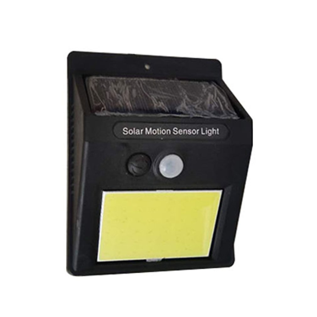 Outdoor Solar Wall Lamp Waterproof PIR Motion Sensor Solar Powered Spotlight Sunlight Street Light Outdoor Home Light: 48 LED