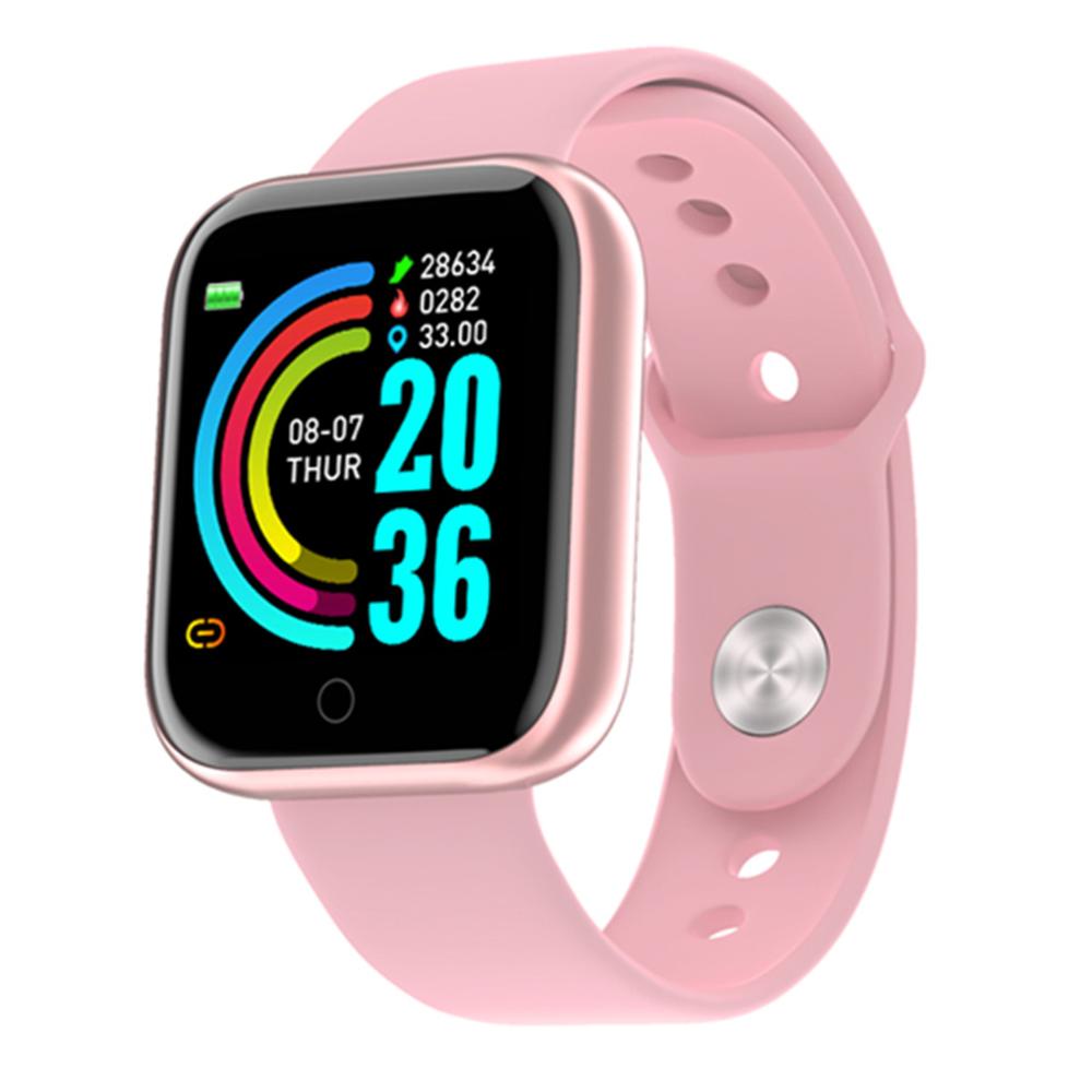 Y68 bluetooth dames sport smartwatch heren waterdichte smartwatch hartslagmeter smart android relogio fitness tracker