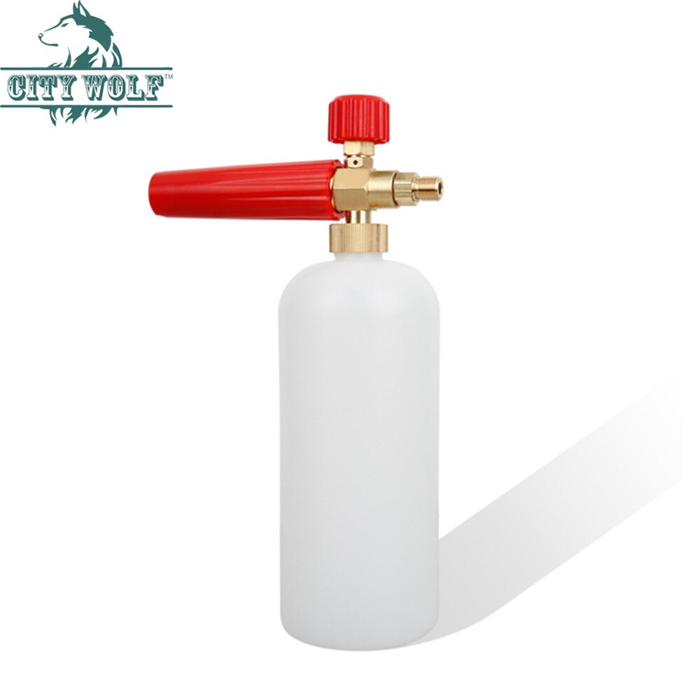 High pressure washer snow foam lance deck foam karcher K series carfloor wall cleaning accessory city wolf