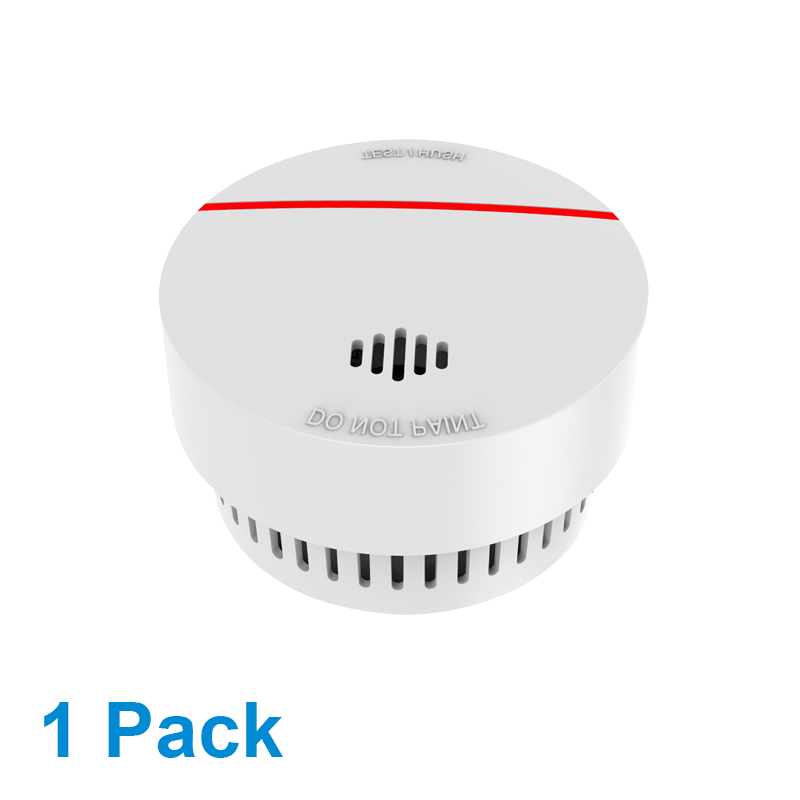 CPVAN Smoke Detector Smokehouse Combination 85DB Fire Alarm Home Security System Firefighters Smoke Alarm Fire Protection: 1PCS