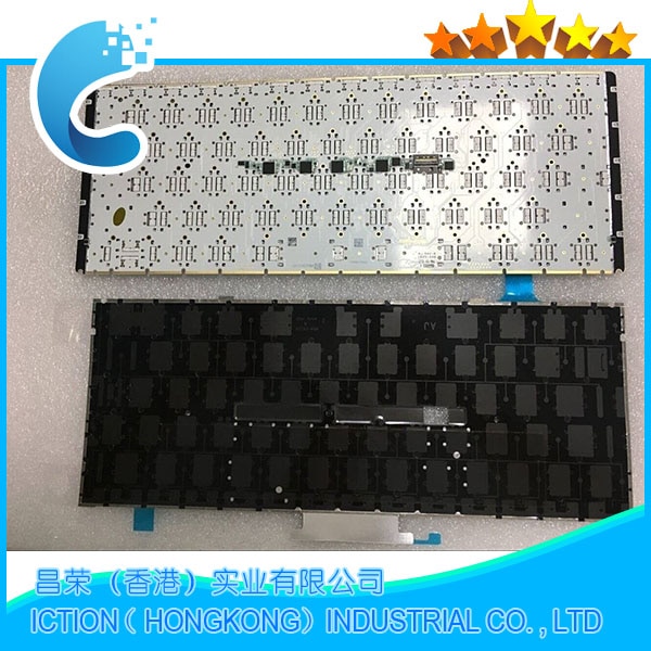 Teclado eua a1534 12 "a1534, teclado para macbook retina 12", layout eua com luz de fundo mlha2 mlhc2 emc2991 2016