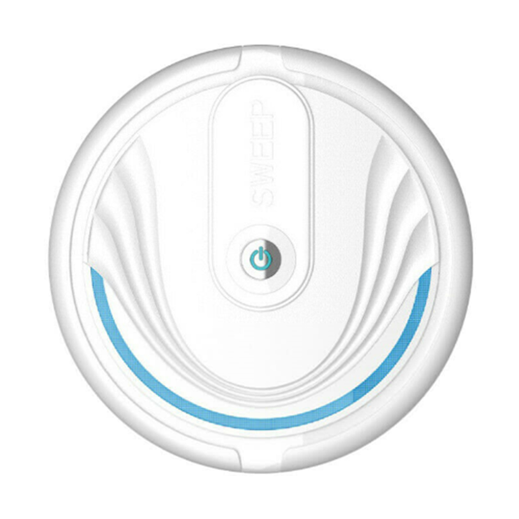 Automatically Sweeping Scrubbing Mopping Floor Cleaning Machine Intelligent Home Automatic Floor Robot Sweeper Accessories: white