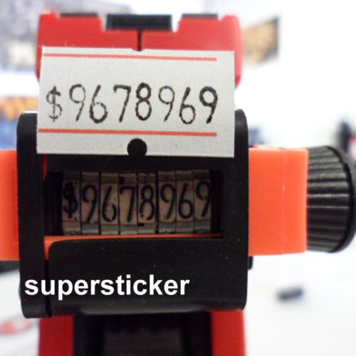 [ Fly Eagle ] MX-5500 8 Digits Price Tag Gun Labeler Labeller + 5000 Green labels + free