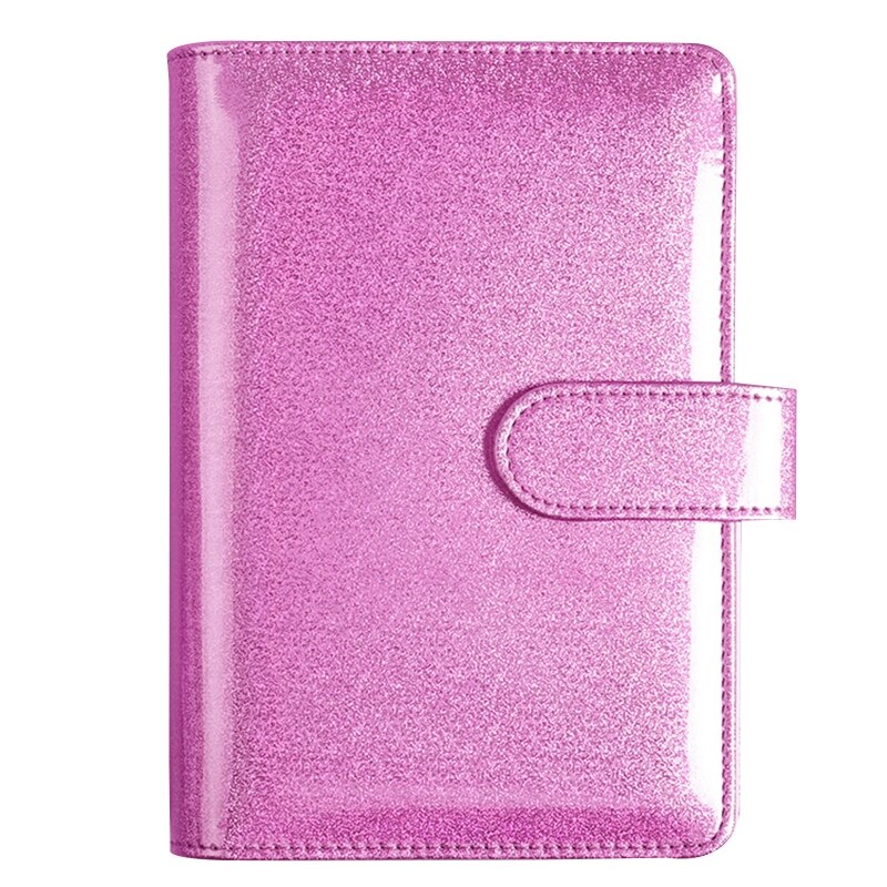 57EC 6-Ring Binder Notebook Paper Cover A5 Imulation Leather Cover School Stationery