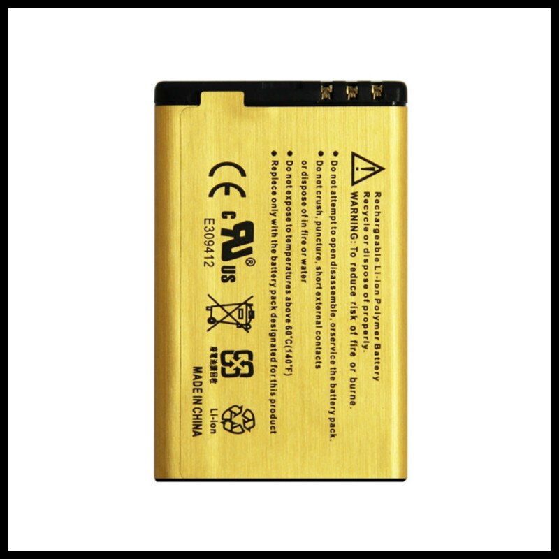 Hoge Capaciteit Gold Vervangende BL-5J Batterij Voor Nokia Lumia 520 530 525 5230 5232 5233 5228 X6 C3 Batterij BL5J bl 5J