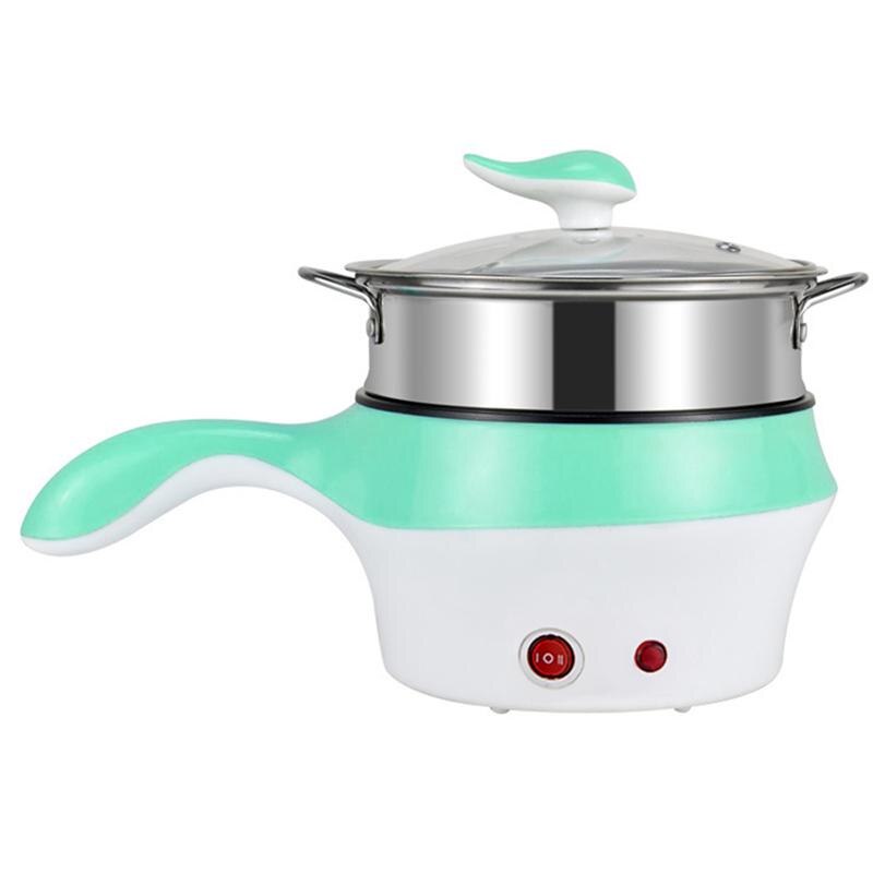 Doppel-schicht Kochen Topf Kleine Elektrische Topf Multifunktionale Dampf Topf Nicht-stick Suppentopf Dampfer Kochen Kessel für küche