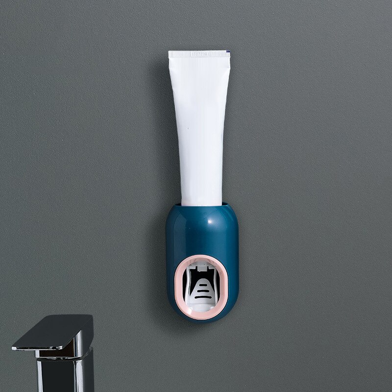 Wandmontage automatische tandpastadispenser voor het gezinswasbad - punch-free Wandmontage automatische tandpastadispenser voor het gezinswasbad - punch-free