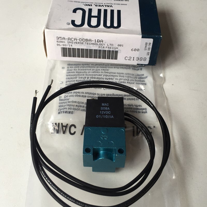 12v MAC 3 Port Electronic Boost Control Solenoid Valve 35A-AAA-DDBA-1BA 5.4W with brass kits