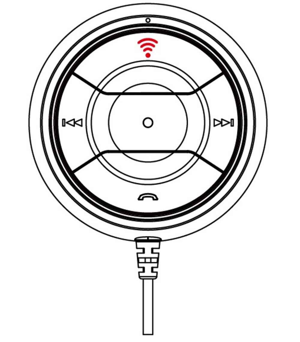 NFC Bluetooth Carkit Bluetooth Ontvanger handsfree AUX Uitgang Adapter Voor Muziek en Mobiele Telefoon