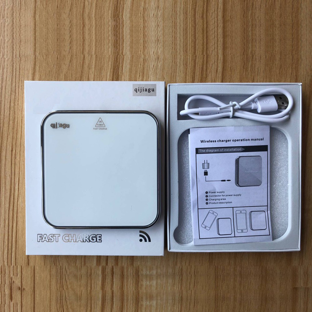 qijiagu Wireless Charger Charging For Apple iPhone 8 8 Plus X Smart Phone Pad