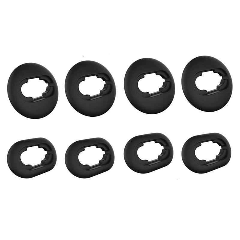 4 Pairs for Galaxy Buds Live Ear Tips Silicone Adapter Ear Wing Replacement Earbuds for Samsung Galaxy Buds Live Accessories: black
