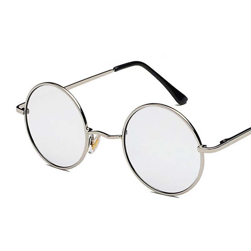 Retro runde briller mænd kvinder metal runde polariserede solbriller vintage små hippie briller cirkel linser