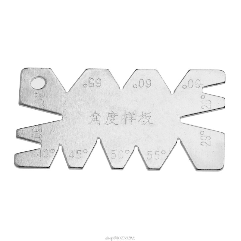 Screw Thread Cutting Angle Gage Gauge Measuring Model Tool Stainless Steel N27 20