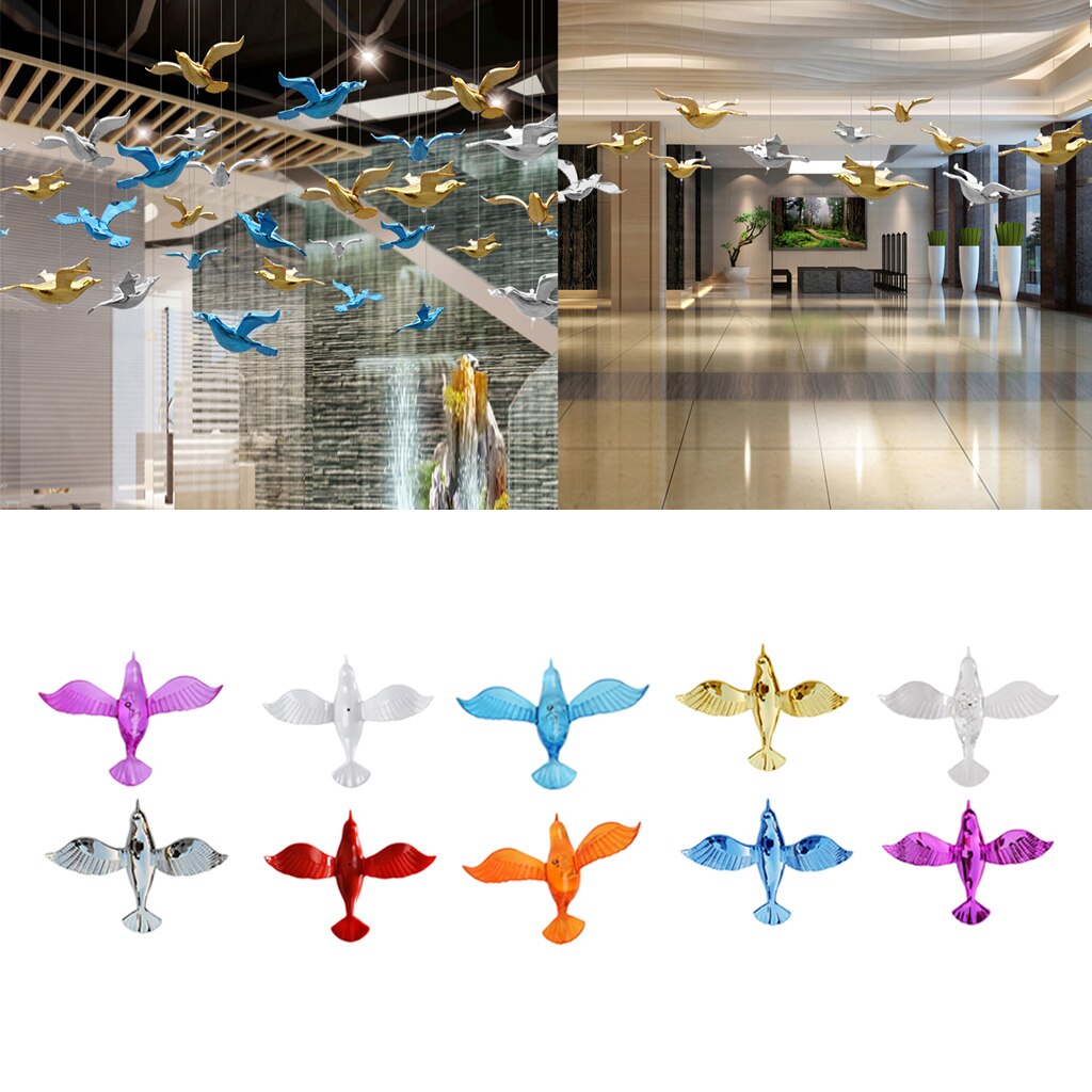 Oiseau volant mignon, plafond de fenêtre suspendu, décoration de mariage de