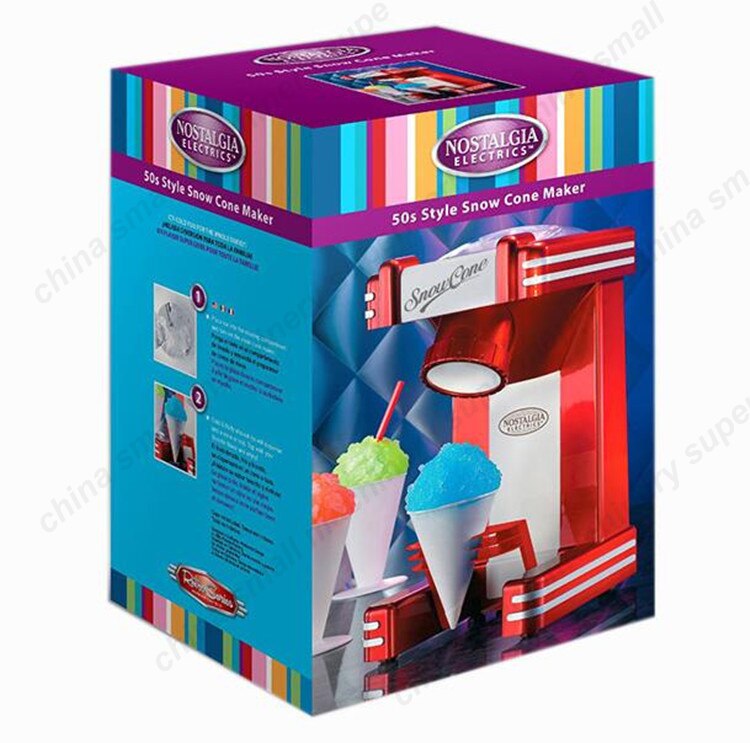 Automatisk kommerciel slushy ismaskine, isknuser, isbarbermaskine