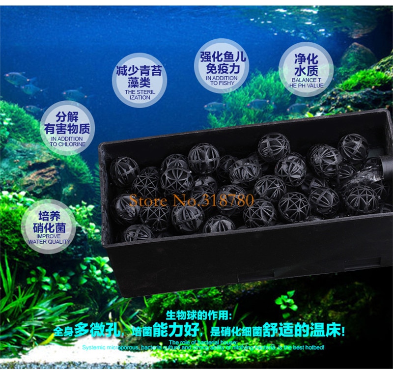 2-50 st biobollar akvariefilter media akvarium koi damm filter damm sump filter material biologisk boll