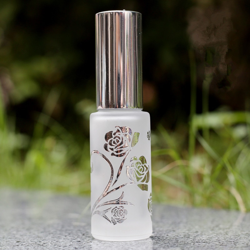 1PC 12ml Frosted Glazen Parfumflesjes Lege Spray Atomizer Hervulbare Fles Geur Case met Travel Size Draagbare