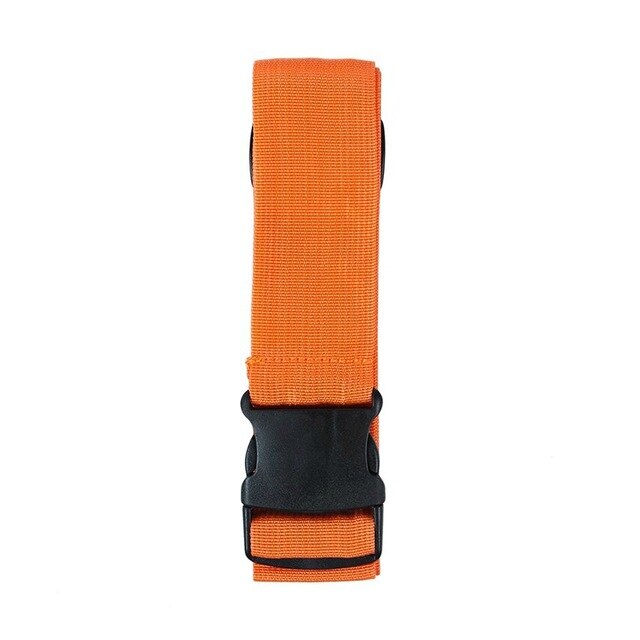 Travel Classic Practical Luggage Straps Adjustable Luggage Belt Baggage Suitcase Accessories Travel 180cm: Orange