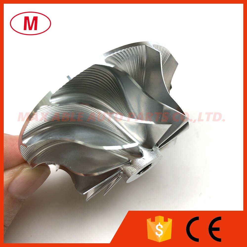 GT28 39.55/56.03mm 11+0 blades Turbo Billet compressor wheel/Aluminum 2618/Milling wheel for Turbocharger Cartridge/CHRA/Core