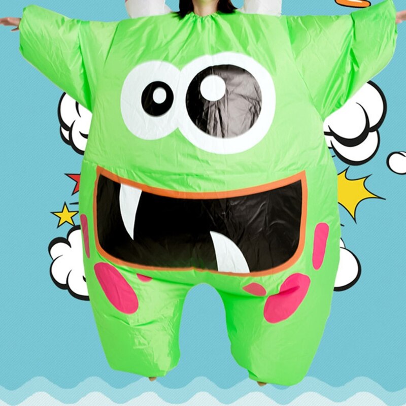 Disfraz inflable de Halloween para adulto, muñeco de dibujos animados, nave espacial, festiva
