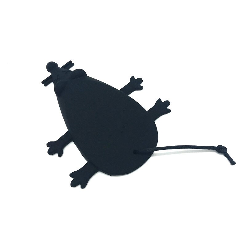 1Pcs Mouse Shape Silicone Door Stopper Baby Safety Door Stoppers Security Guard Home Improvement Hardware Gates Doorway: Black