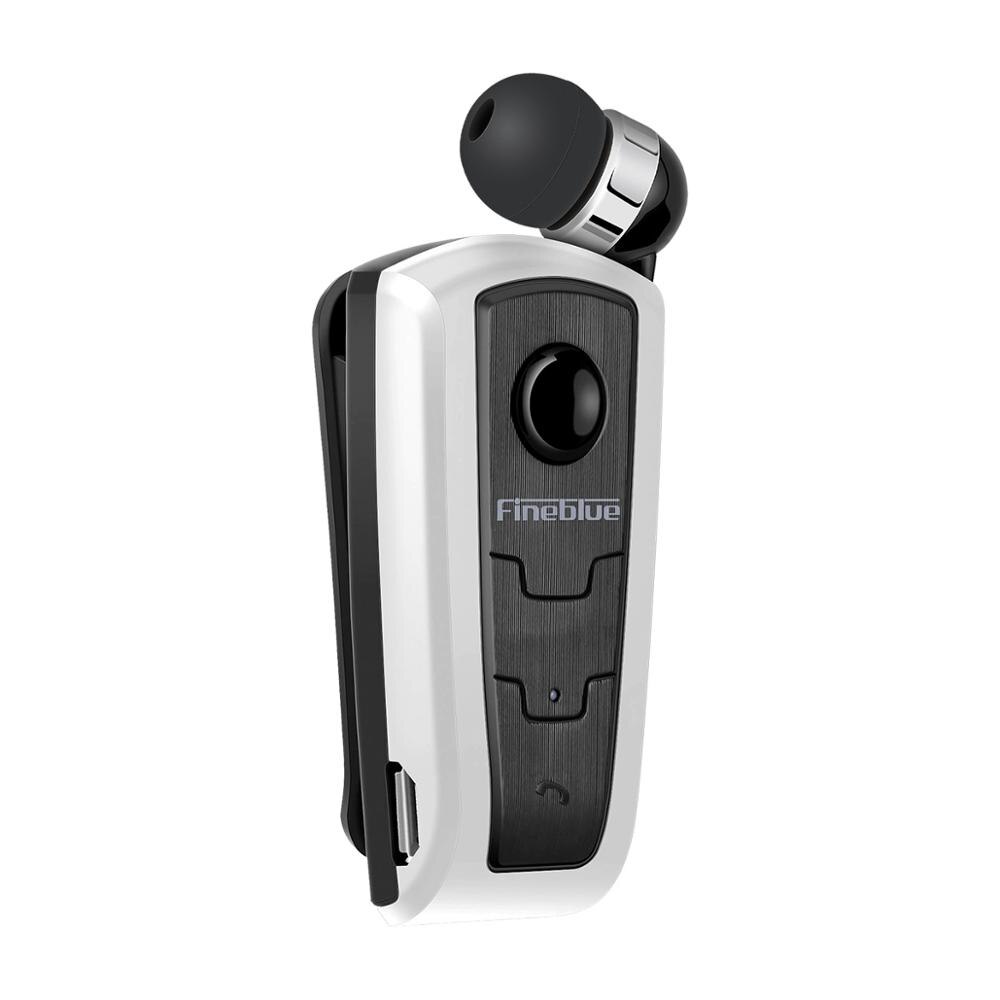 FineBlue F910 Mini Driver Wireless Auricolare Bluetooth Chiamate Ricordare di Vibrazione di Usura di Sport di Clip Corsa E Jogging Cuffie Auricolari: White NO BOX