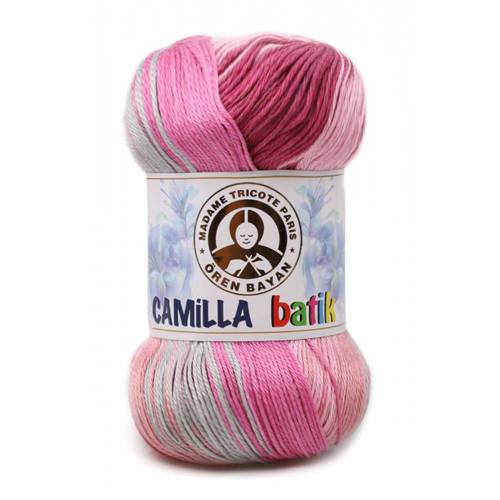 Oren Bayan Camilla Batik Hand Knitting Yarn - First Class Knitting Yarn - Hobby Hand Knitting Yarn: Reddish Brown