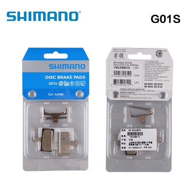 J02A RESIN Brake Pads with cooling fins fit with DEORE M615/SLX M675/M7000/XT M785/M8000 J04C Metal G01S A01S