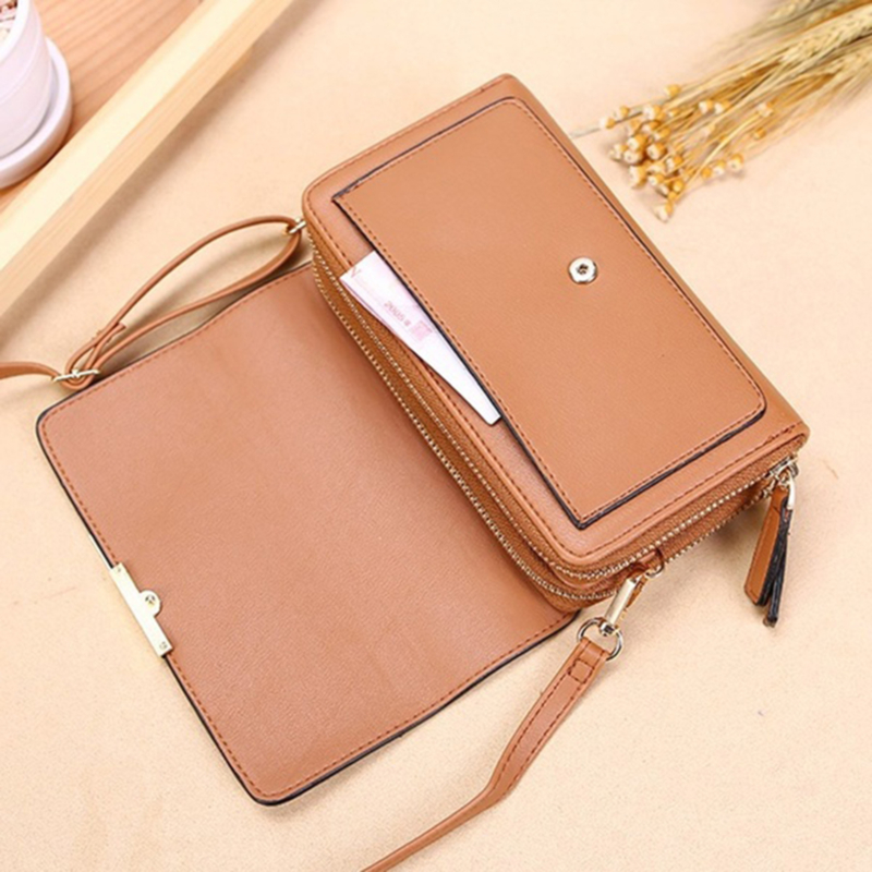 Women's Wallet Korean Handbag Multi Card Large Capacity Casual Shoulder Bag Mobile Phone Packet Style