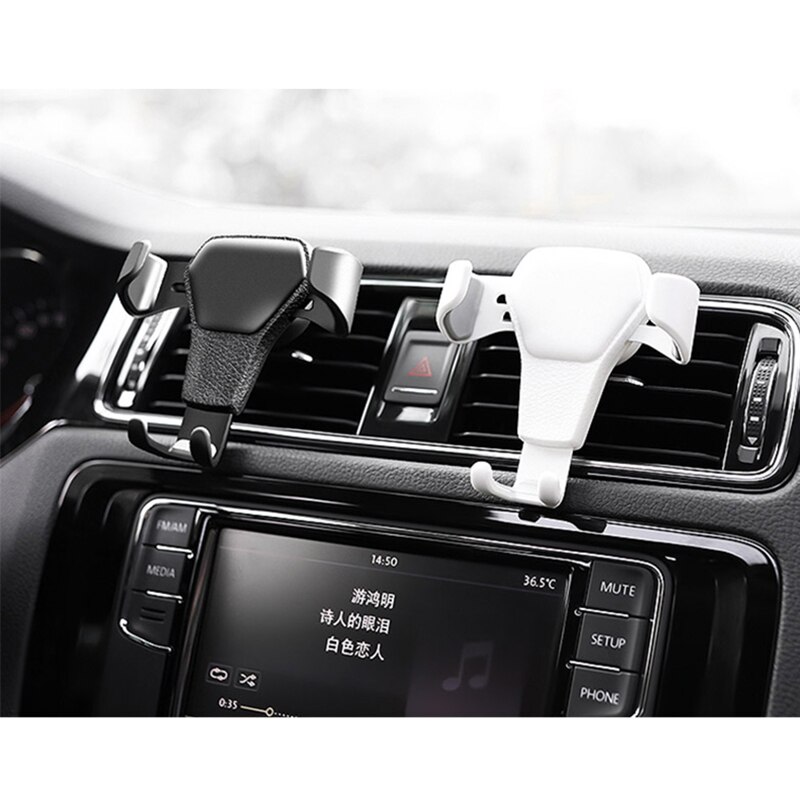 Car Phone Holder Air Vent Mount In Car Phone Stand Holder Universal Car Gravity Bracket for iphone 7 8 X Sumsang S8 S9 Huawei